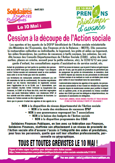 2021 05 03 appel grève du 10 mai tract solidaires action sociale
