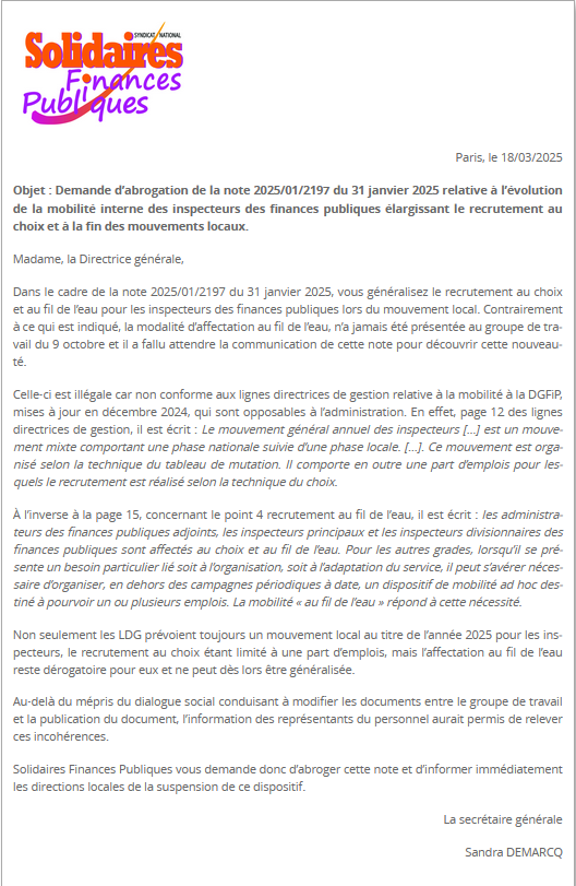 Recrutement au choix illégal