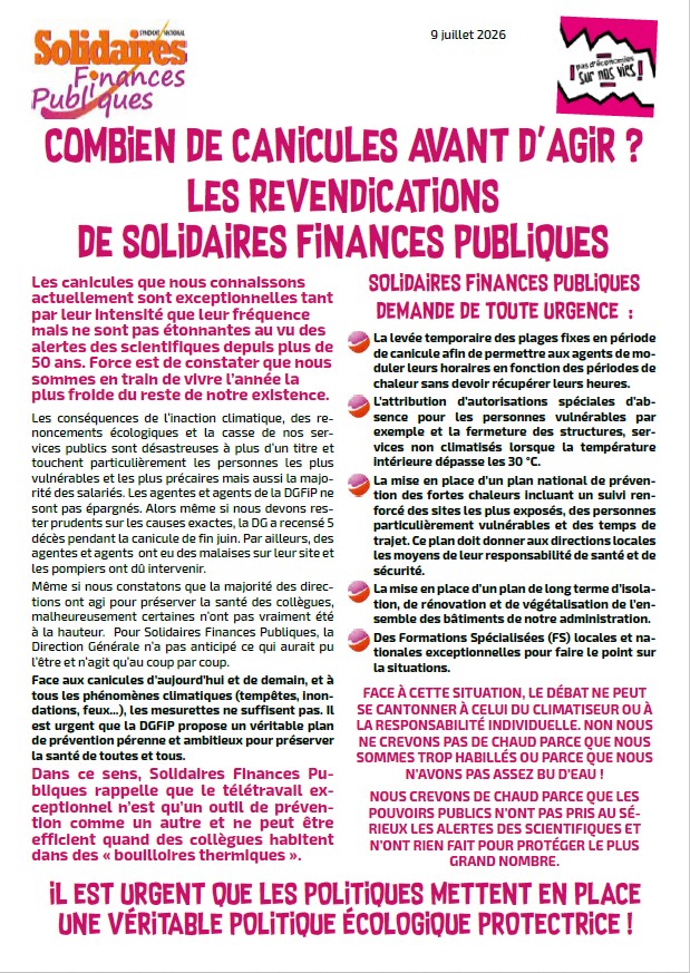 Tract canicule
