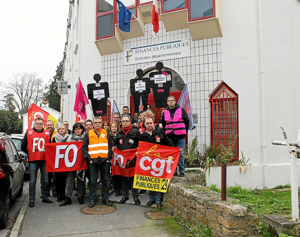 Télégramme 15 01 2019 les agents des services fiscaux du finistere deplorent le 4370407