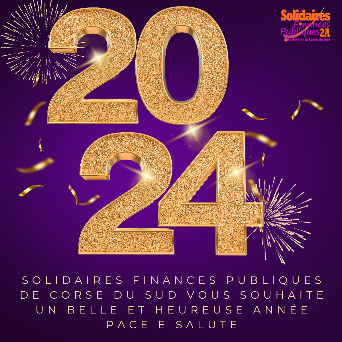 Bonne année 2024 solidaire