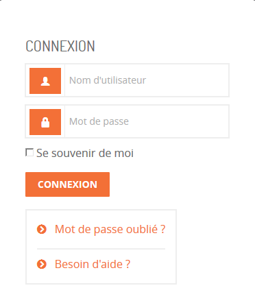 capture ecran renouvellement mot de passe
