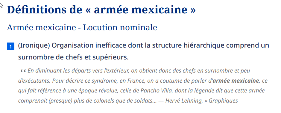 Armée mexicaine