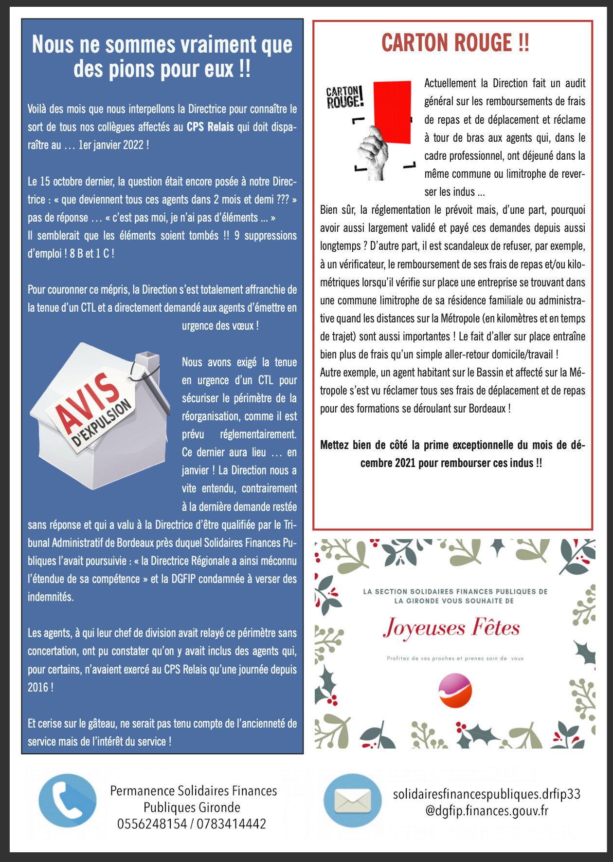 Contre courant décembre 2021