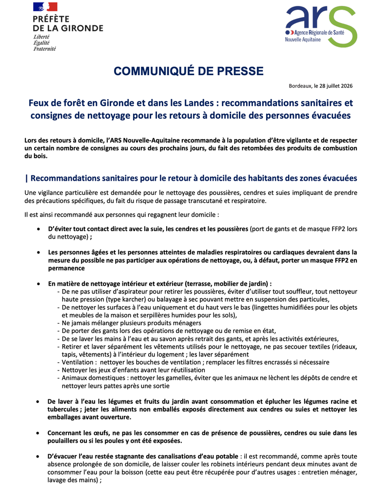 recommandations ARS
