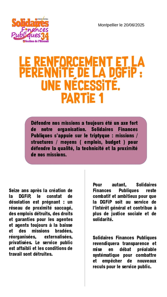 Pérenniité de la DGFIP partie 1 0001