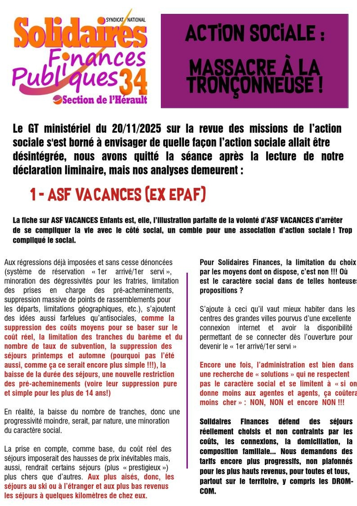 action sociale massacre à la tronçonneuse