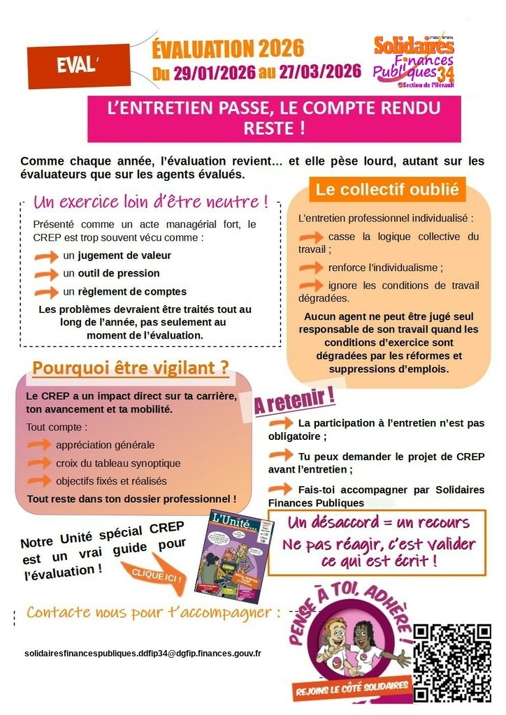 Tract spécial Eval