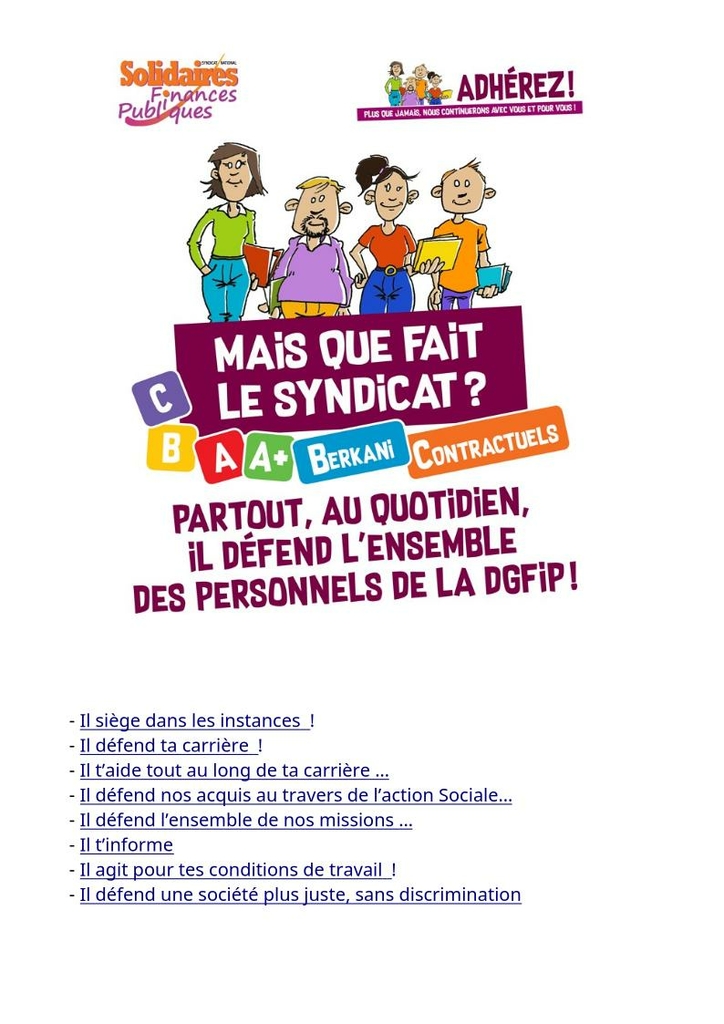 que fait le syndicat