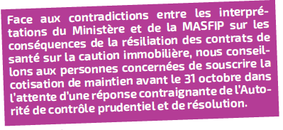 CAUTION IMMOBILIERE