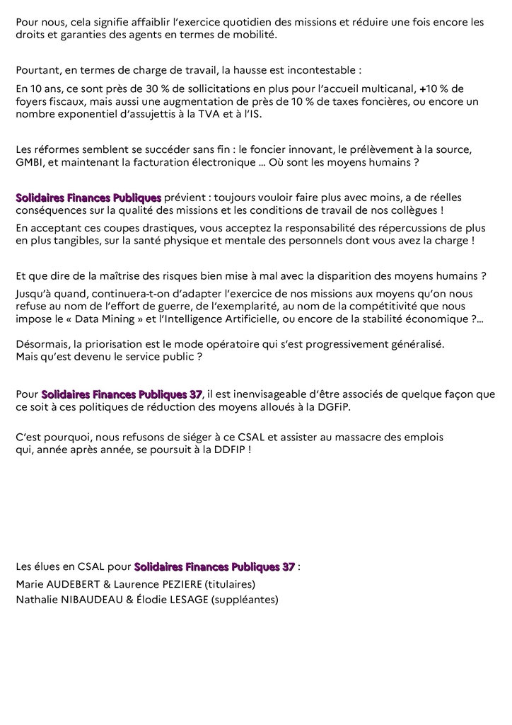 CSAL emplois du 26 03 26 BOYCOTT 2