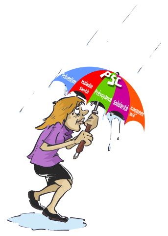 PERSONNAGE PARAPLUIE PSC