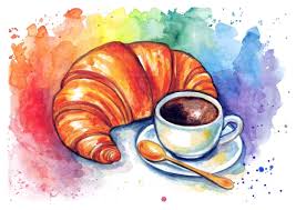 café croissant