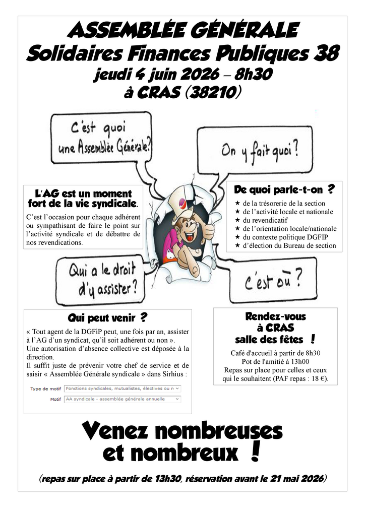 AG 2026 SFP 38 CRAS affiche