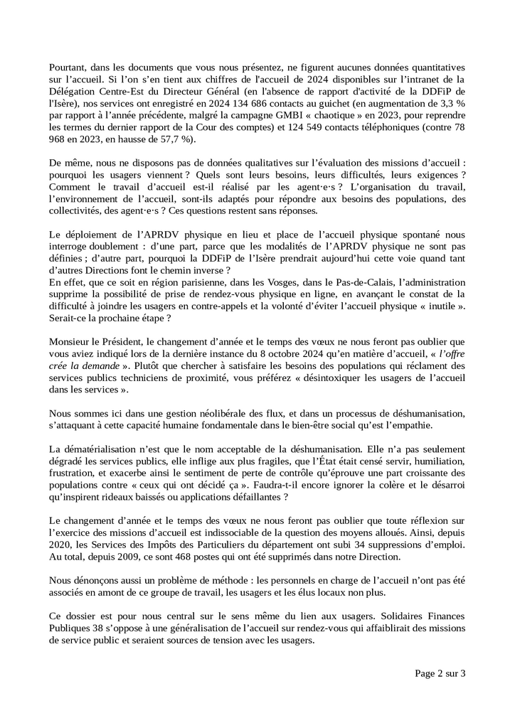 2025 01 28 CSAL Liminaire Solidaires Finances Publiques 38 0002