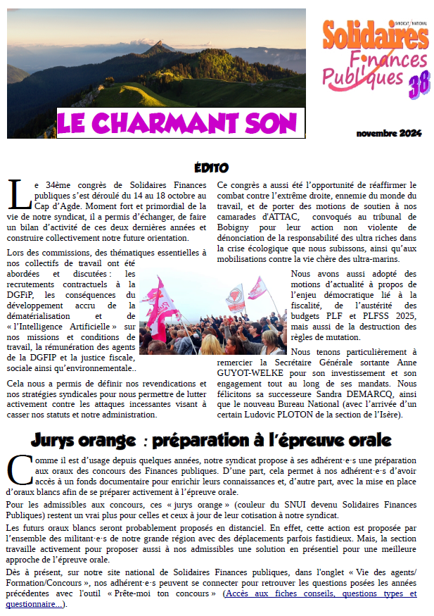 Le Charmant Son - novembre 2024