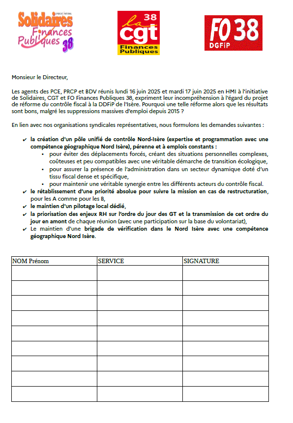2025 06 16 Pétition Réorganisation CR Villefontaine