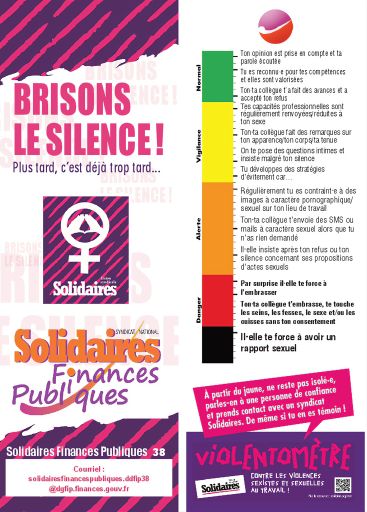 Brisons le silence
