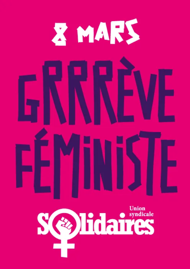 8 mars Grève Fémiste