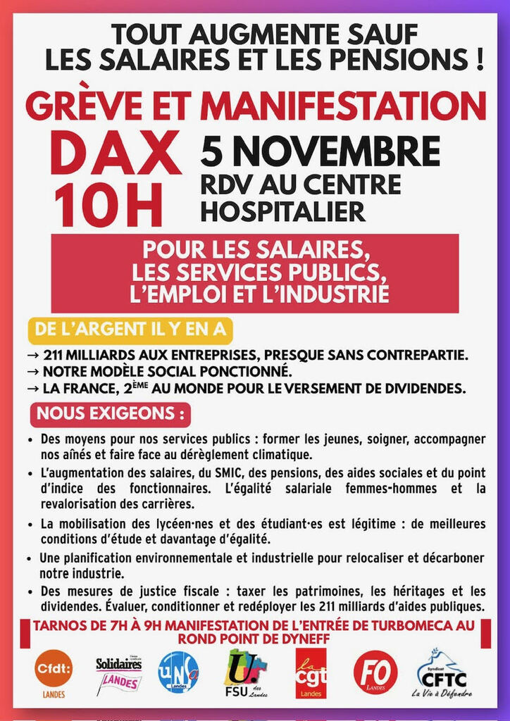 tract intersyndicale