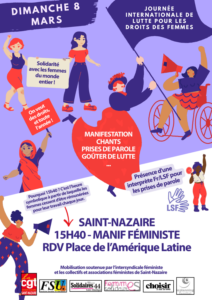 8 mars 2026 saint nazaire