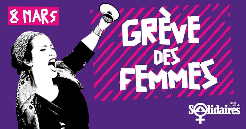 8 mars greve des femmes