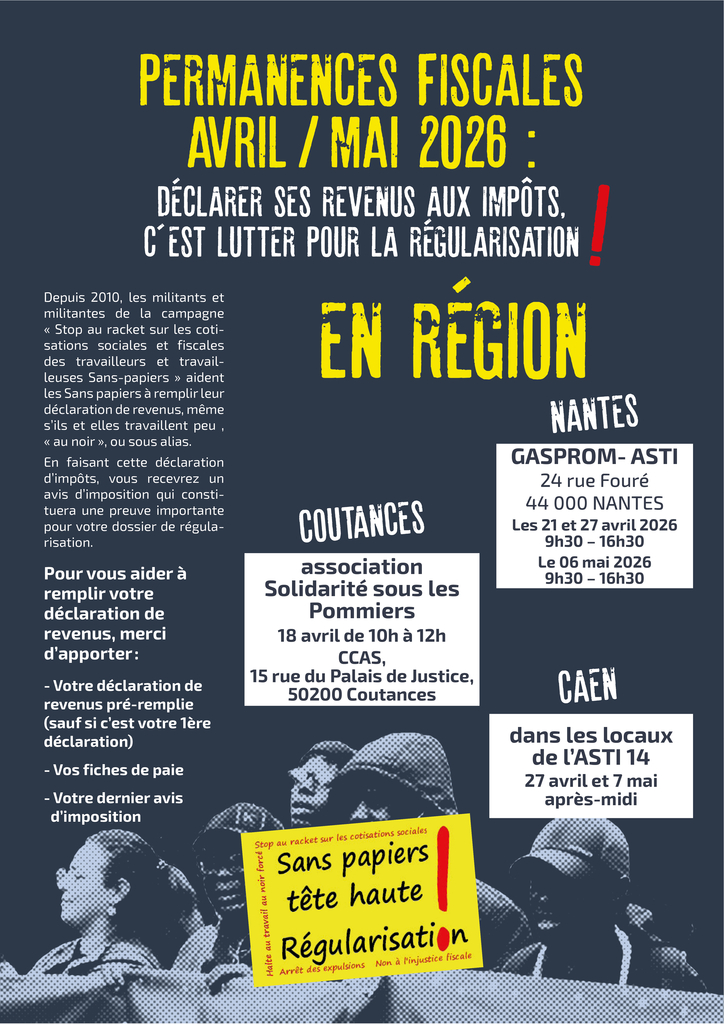 Affiches Sans Pap Regions 2026