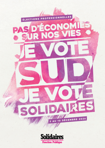 Elections FP 2026 Affiche nationale solidaires