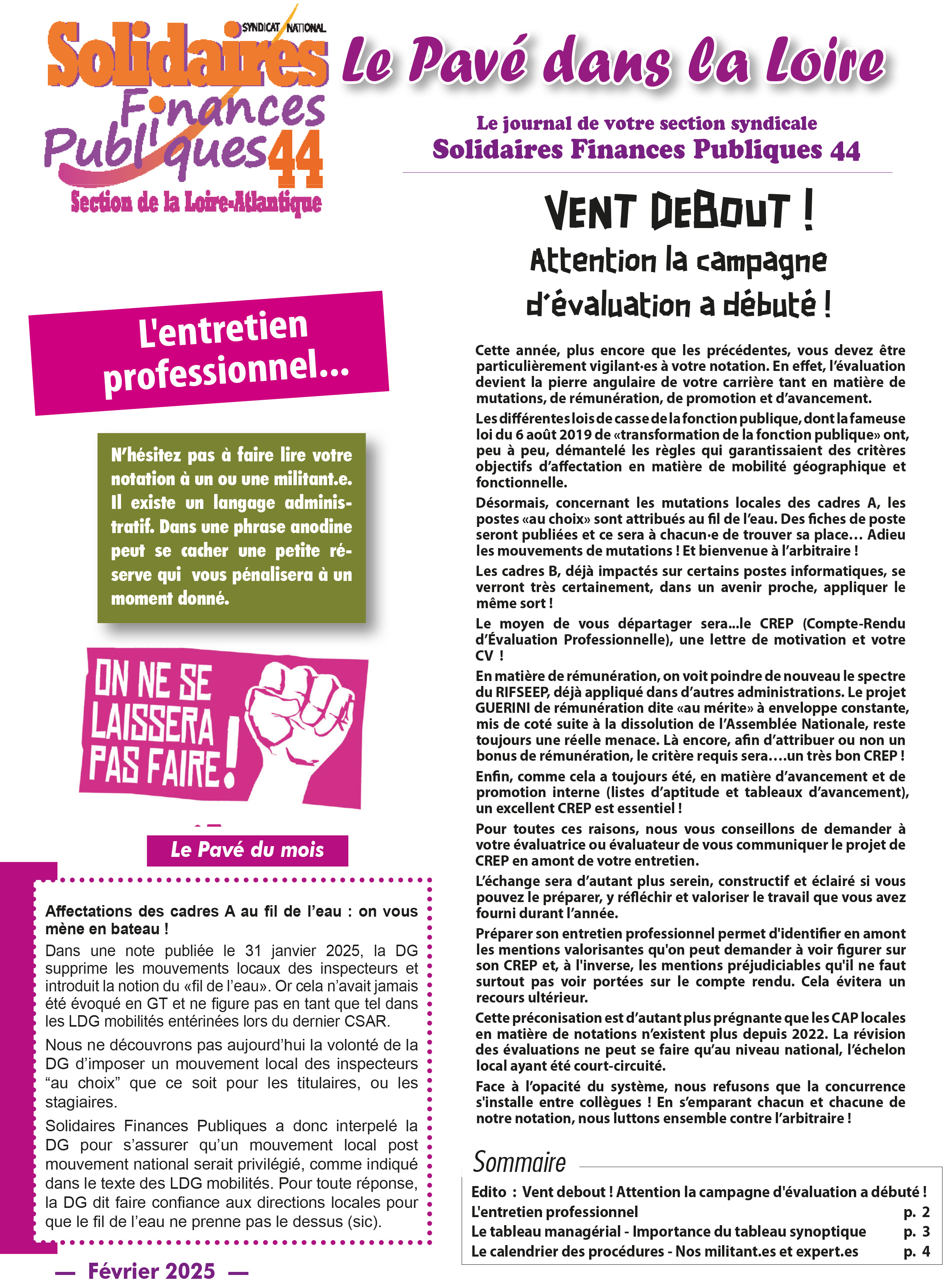 Le PaveFévrier 2025 1