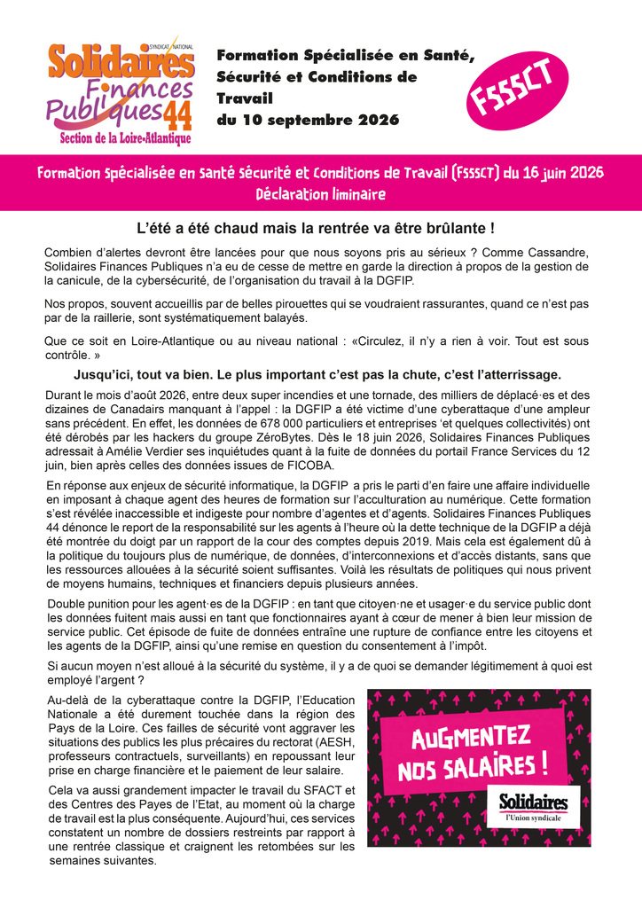 Liminaire FSSSCT 10 septembre 2026 1