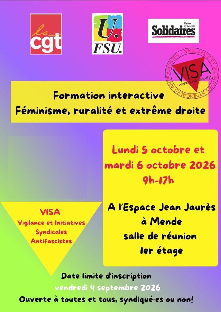 Stage VISA octobre 2026 2