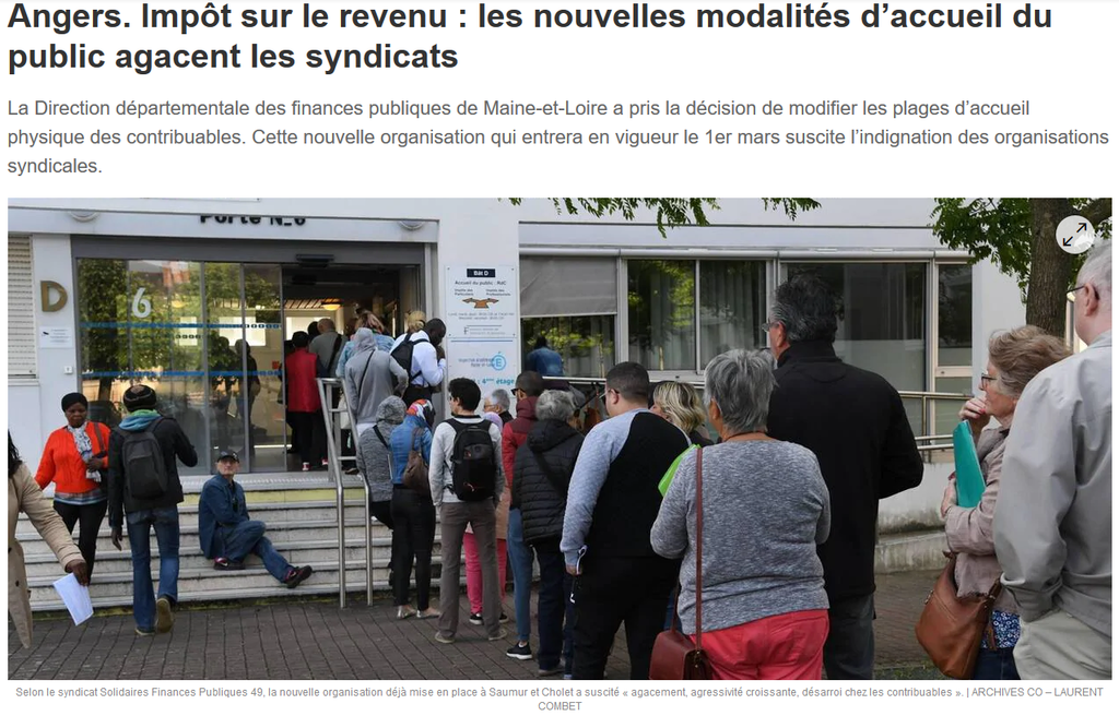 2021 03 04 15 33 59 Angers. Impôt sur le revenu les nouvelles modalités daccueil du public agacen