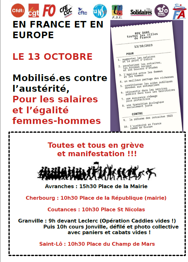 grève 13 oct