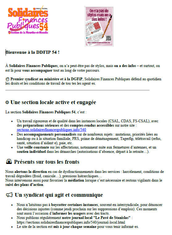 Accueil nouveaux 1