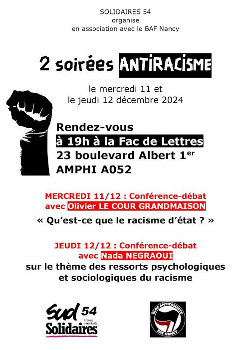 11 et 12 décembre 2024