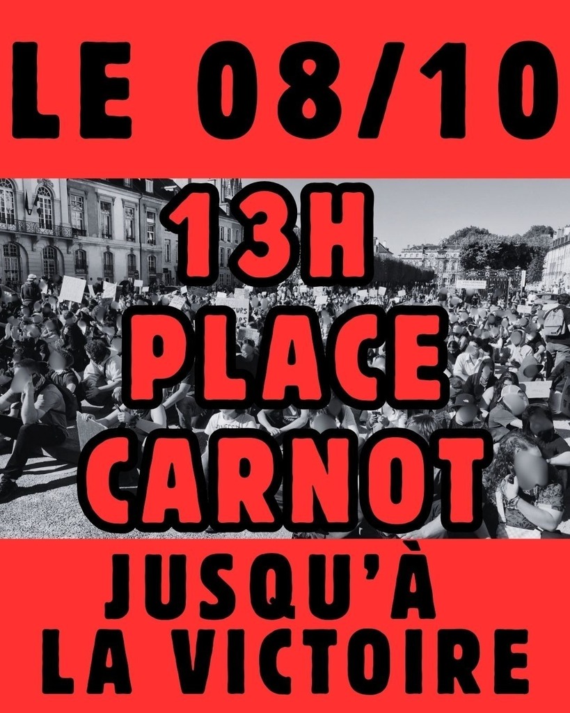 8 octobre 13 heures