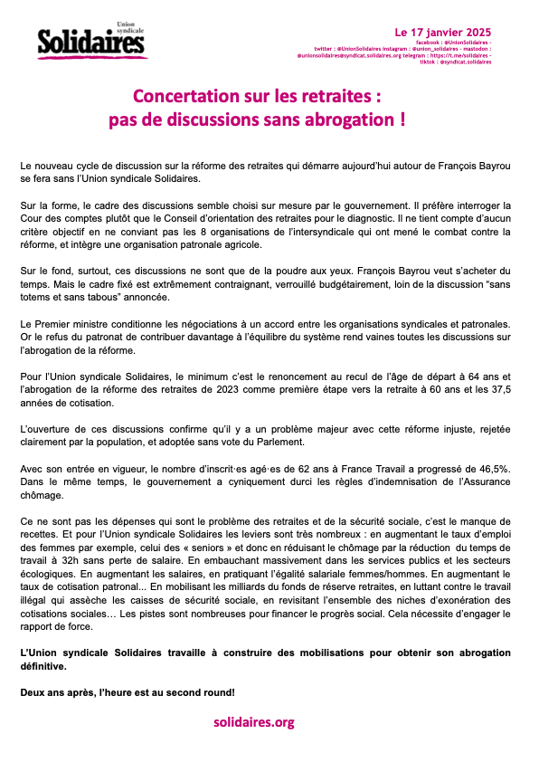 Concertation sur les retraites pas de discuss.original AiPhwMD