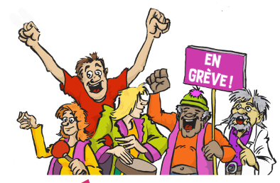 En grève