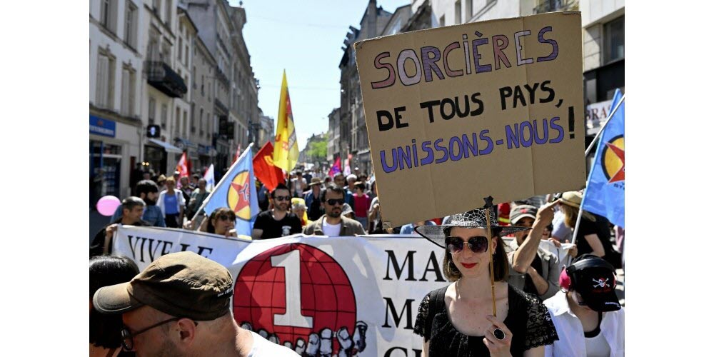 le traditionnel defile des syndicats du 1er mai dans le rues de nancy a rassemble 2200 manifestants photo alexandre marchi 1746099626