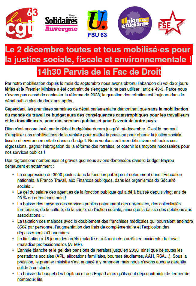 Manifestation du 02 12 25