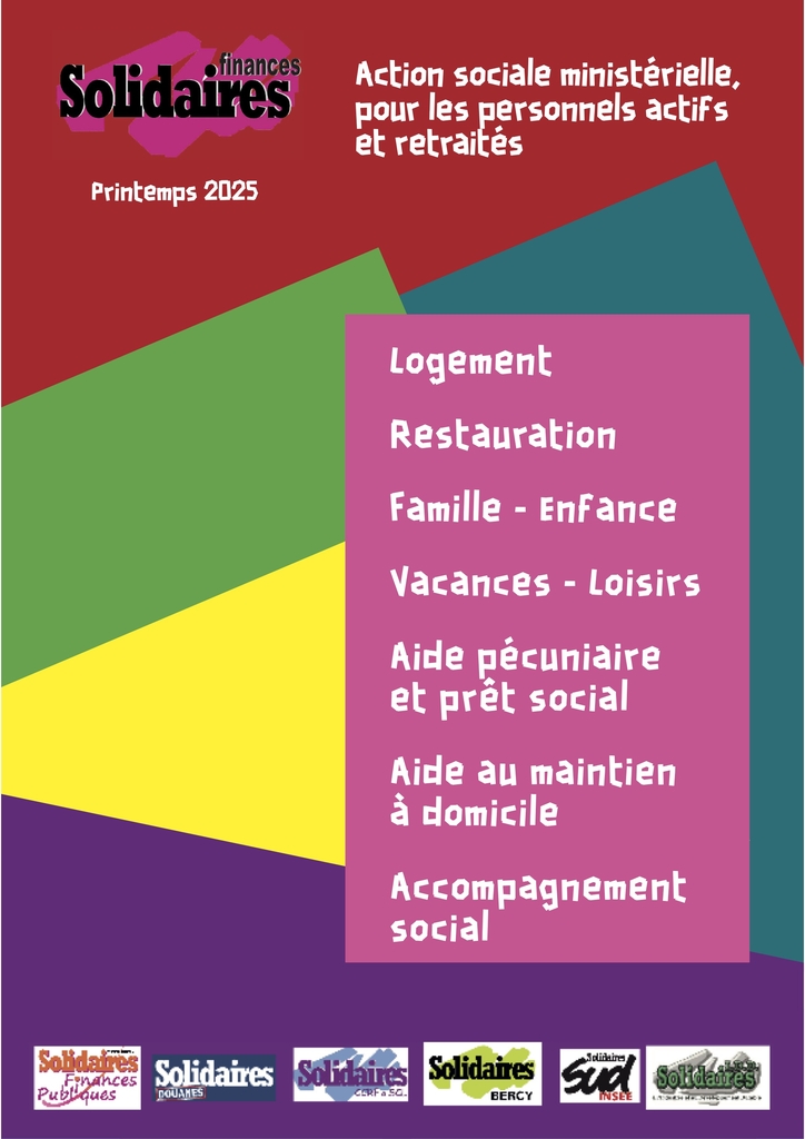 Affiche Action social printemps 2025