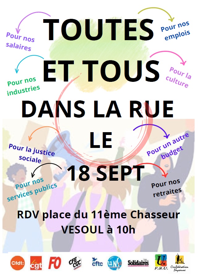 TOUS DANS LA RUE LE 18 SEPTEMBRE 2025