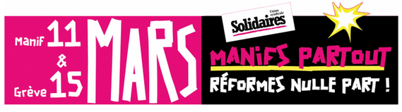 Manifs du 11 et 15 mars