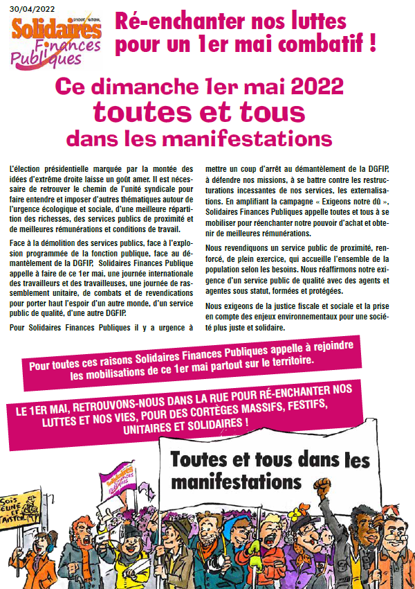 tract 1er mai 2022