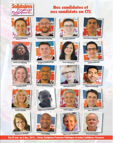 Candidates et candidats CTL Paris