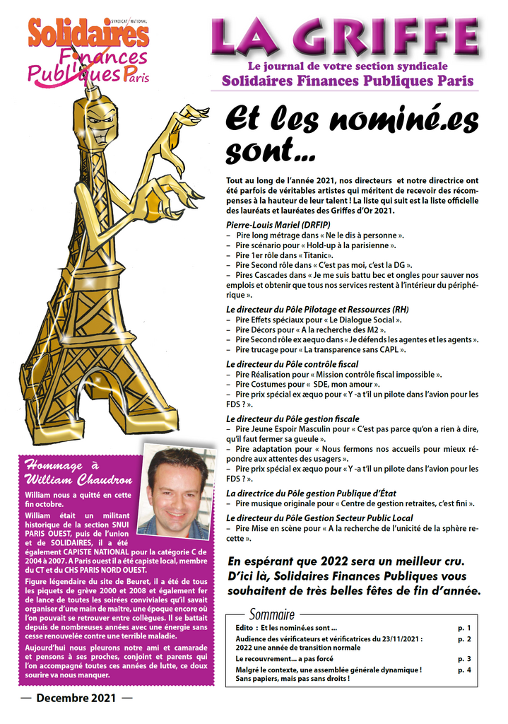 griffe decembre 2021