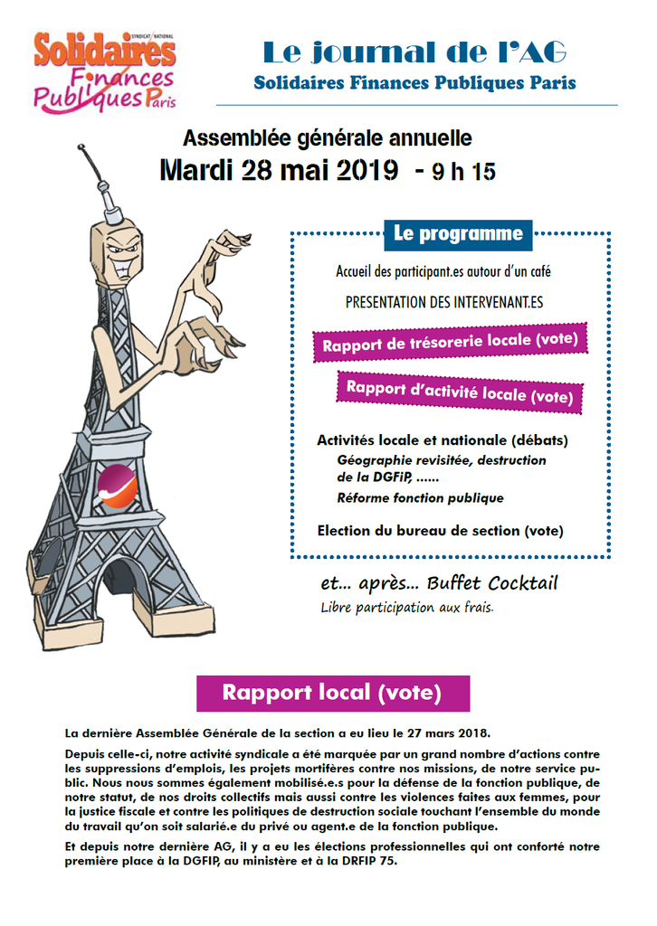 Rapport local AG 2019 