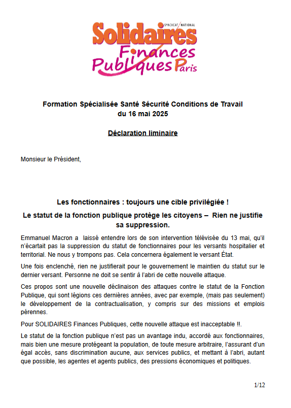 2025 05 19 14 20 10 Courrier Lombard Situation des centres de finances publiques Déclaration lim