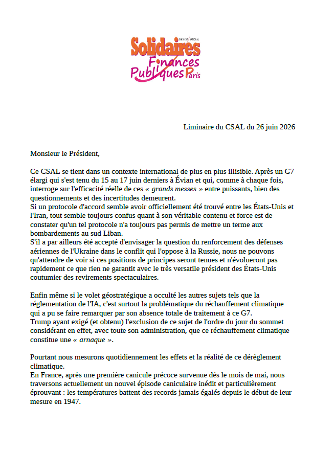 liminaire CSAL 26 06 26