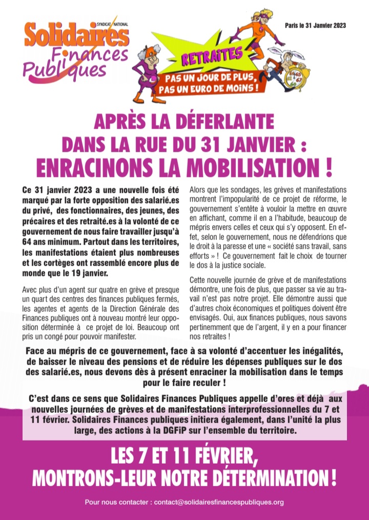 Tract 7 février